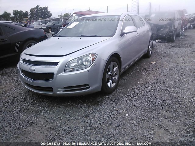 1G1ZC5E09AF187251 - 2010 CHEVROLET MALIBU 1LT SILVER photo 2