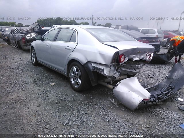1G1ZC5E09AF187251 - 2010 CHEVROLET MALIBU 1LT SILVER photo 3