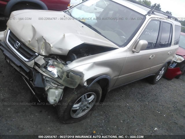 JHLRD18711C050766 - 2001 HONDA CR-V SE/LE GOLD photo 2