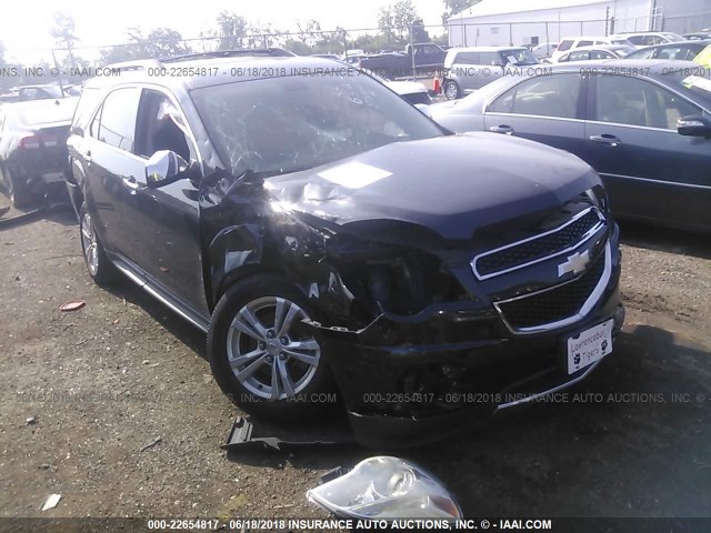 2CNFLGEC4B6390524 - 2011 CHEVROLET EQUINOX LTZ BLACK photo 1