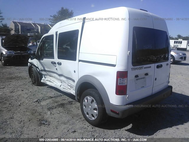 NM0LS6AN6AT005642 - 2010 FORD TRANSIT CONNECT XL WHITE photo 3