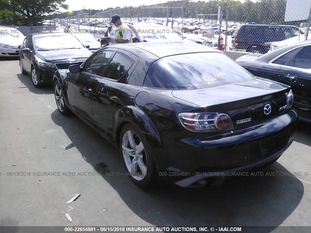 JM1FE17NX40132790 - 2004 MAZDA RX8 BLACK photo 3