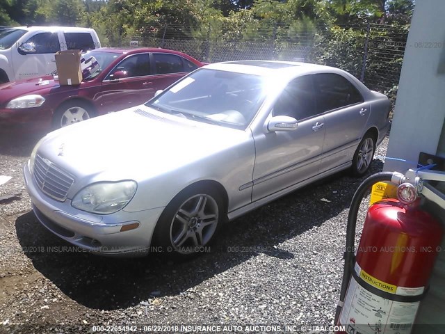 WDBNG75J76A471298 - 2006 MERCEDES-BENZ S 500 SILVER photo 2