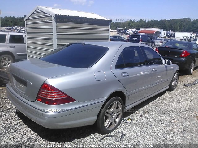 WDBNG75J76A471298 - 2006 MERCEDES-BENZ S 500 SILVER photo 4