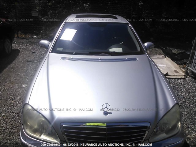 WDBNG75J76A471298 - 2006 MERCEDES-BENZ S 500 SILVER photo 6