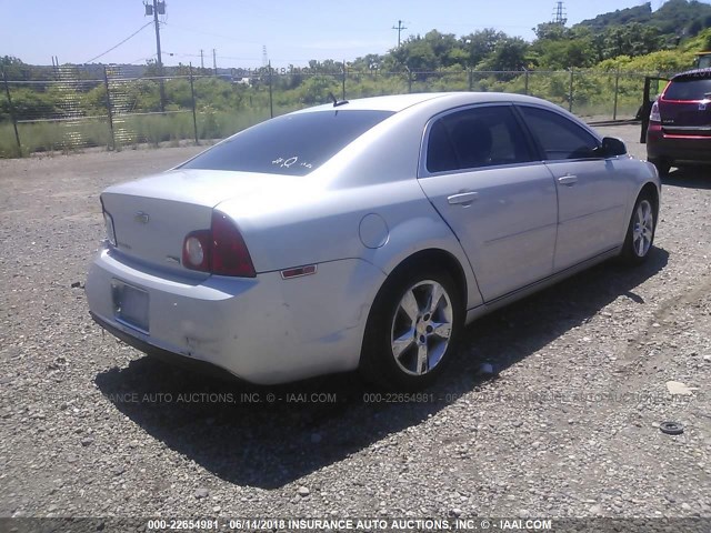 1G1ZD5E09AF325609 - 2010 CHEVROLET MALIBU 2LT SILVER photo 4