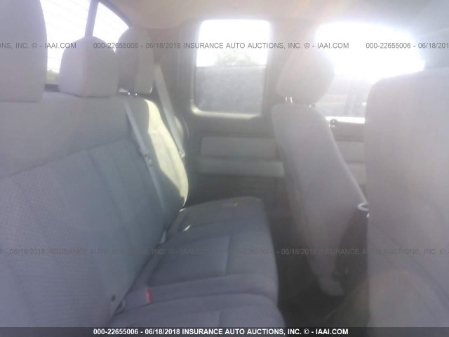 1FTFX1ET6CKD95633 - 2012 FORD F150 SUPER CAB WHITE photo 8