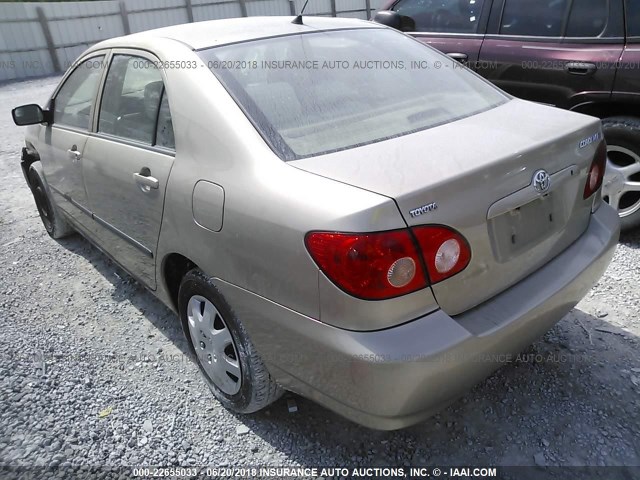 2T1BR32EX7C769548 - 2007 TOYOTA COROLLA CE/LE/S GOLD photo 3