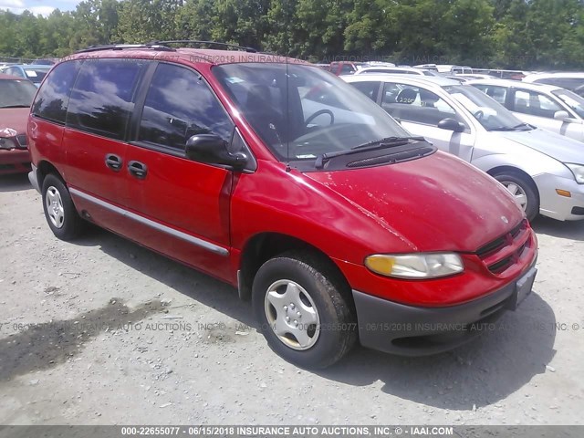 2B4FP25B7XR369026 - 1999 DODGE CARAVAN RED photo 1