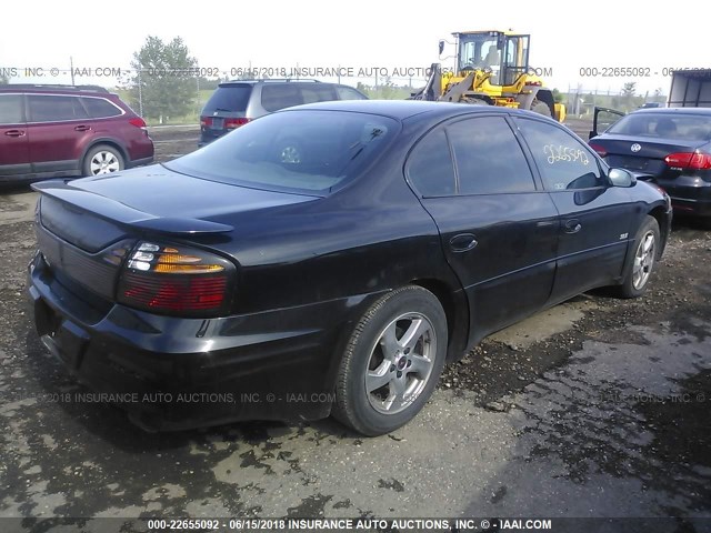 1G2HY54K934197000 - 2003 PONTIAC BONNEVILLE SLE BLACK photo 4