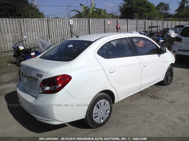 ML32F3FJ4HHF08807 - 2017 MITSUBISHI MIRAGE G4 ES Ağ foto 4