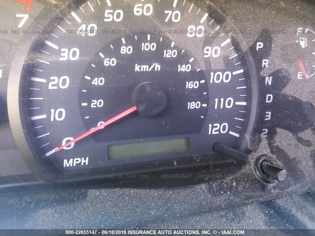 5TBBT44125S458436 - 2005 TOYOTA TUNDRA ACCESS CAB SR5 BLACK photo 7