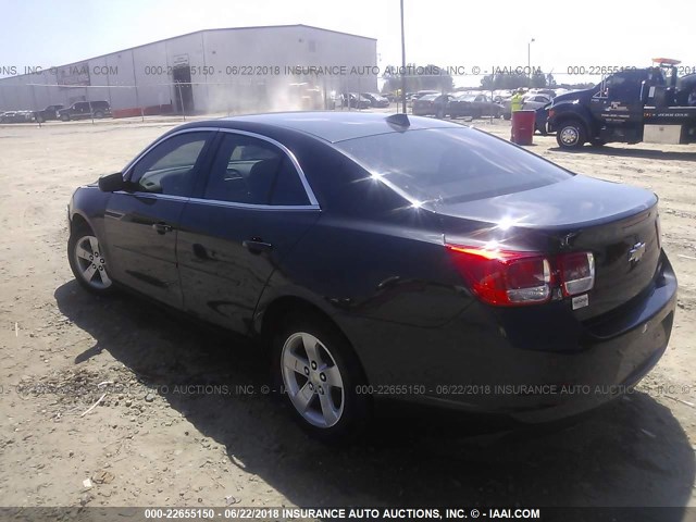 1G11B5SA3DF345696 - 2013 CHEVROLET MALIBU LS BLACK photo 3