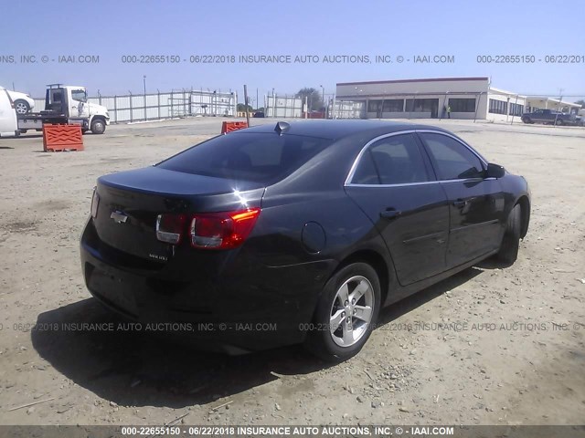 1G11B5SA3DF345696 - 2013 CHEVROLET MALIBU LS BLACK photo 4