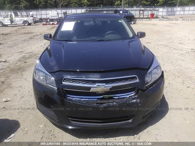 1G11B5SA3DF345696 - 2013 CHEVROLET MALIBU LS BLACK photo 6