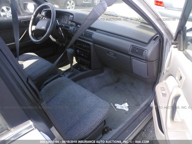 4T1SV21E4LU208858 - 1990 TOYOTA CAMRY DLX GRAY photo 5