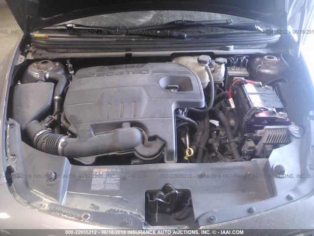 1G1ZC5E14BF177799 - 2011 CHEVROLET MALIBU 1LT 灰色 照片 10