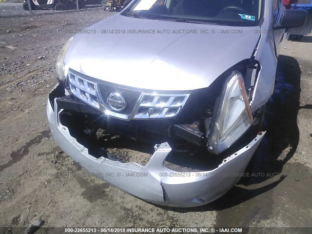 JN8AS5MV6BW674871 - 2011 NISSAN ROGUE S/SV/KROM SILVER photo 6