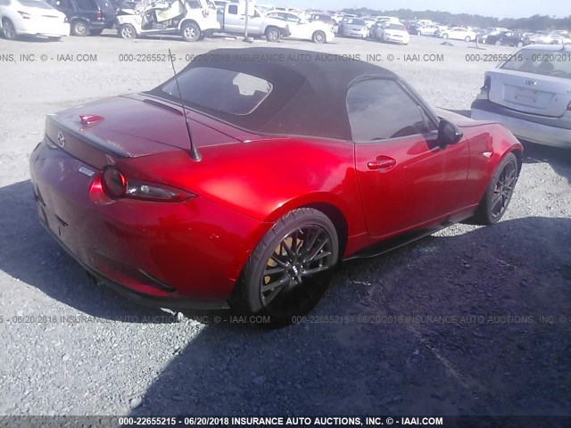 JM1NDAC75H0119988 - 2017 MAZDA MX-5 MIATA CLUB RED photo 4