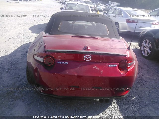 JM1NDAC75H0119988 - 2017 MAZDA MX-5 MIATA CLUB RED photo 8