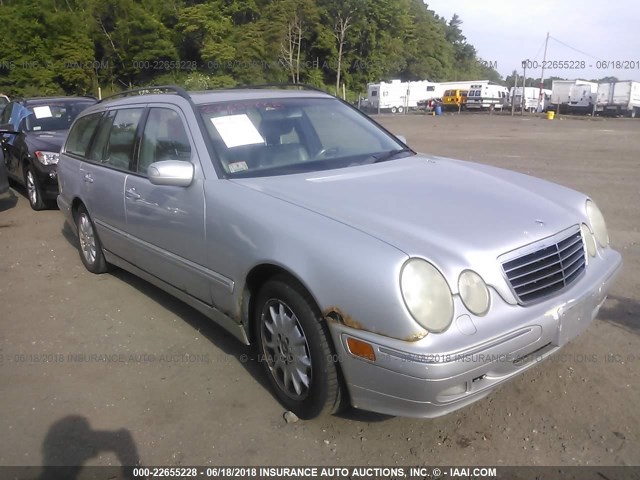 WDBJH82J01X045836 - 2001 MERCEDES-BENZ E 320 4MATIC SILVER photo 1