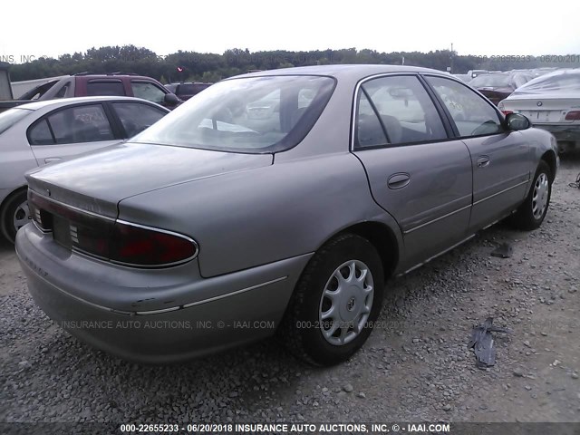 2G4WS52MXX1613514 - 1999 BUICK CENTURY CUSTOM GRAY photo 4