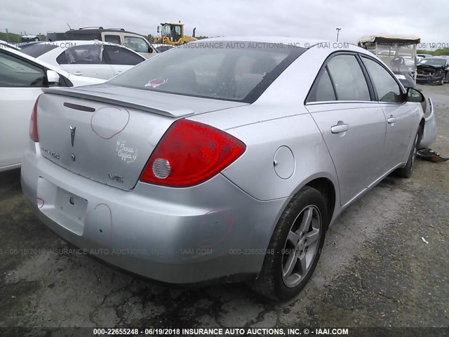 1G2ZG57N894135254 - 2009 PONTIAC G6 SILVER photo 4