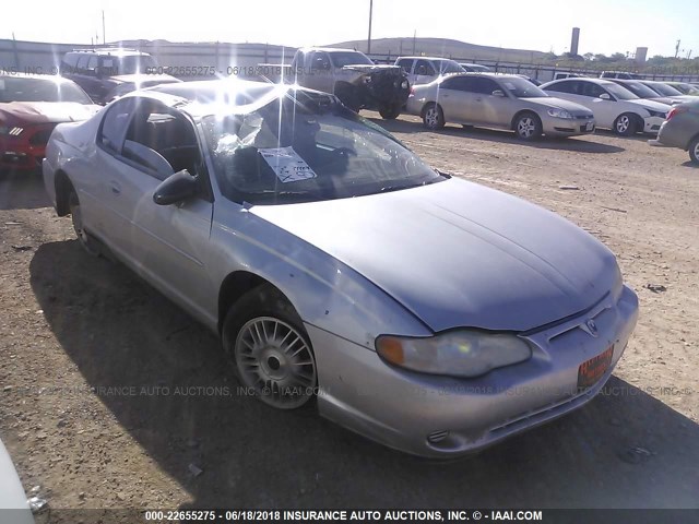 2G1WW12E229299211 - 2002 CHEVROLET MONTE CARLO LS 银色 照片 1