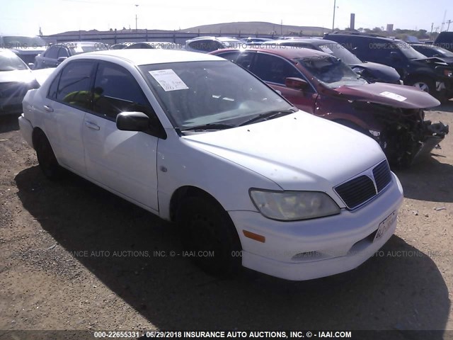 JA3AJ26E83U083074 - 2003 MITSUBISHI LANCER ES WHITE photo 1