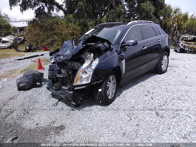 3GYFNBE3XES625218 - 2014 CADILLAC SRX LUXURY COLLECTION Dark Blue photo 2