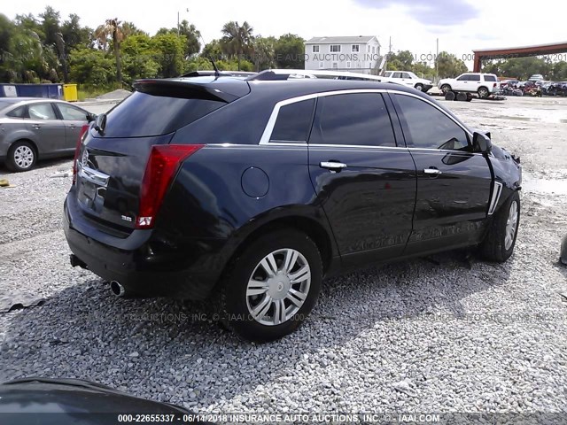 3GYFNBE3XES625218 - 2014 CADILLAC SRX LUXURY COLLECTION Dark Blue photo 4