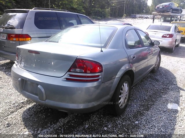 1B3AL46T86N230869 - 2006 DODGE STRATUS SXT BLUE photo 4