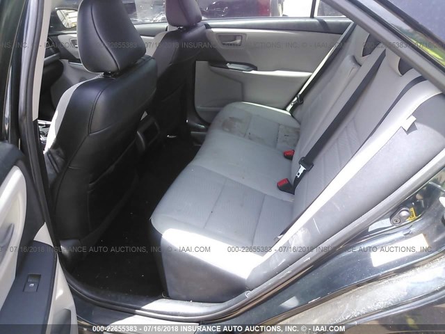 4T1BF1FK2GU135176 - 2016 TOYOTA CAMRY LE/XLE/SE/XSE BLACK photo 8