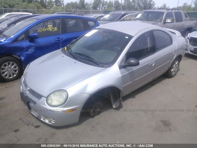 1B3ES56C53D167256 - 2003 DODGE NEON SXT SILVER photo 2