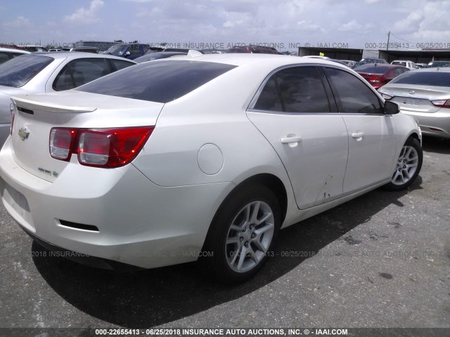 1G11F5RR4DF102818 - 2013 CHEVROLET MALIBU 2LT WHITE photo 4