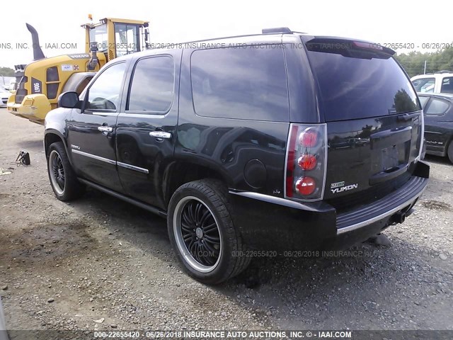 1GKS2EEF2CR249756 - 2012 GMC YUKON DENALI BLACK photo 3