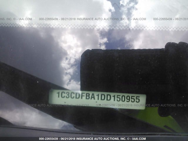 1C3CDFBA1DD150955 - 2013 DODGE DART SXT 银色 照片 9