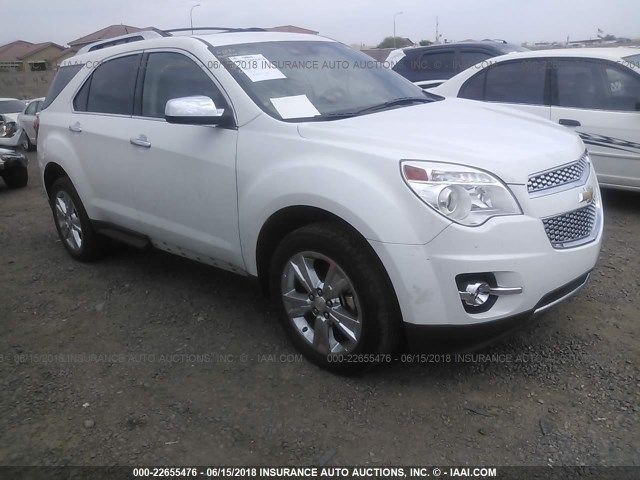 2GNFLFE37D6414257 - 2013 CHEVROLET EQUINOX LTZ WHITE photo 1