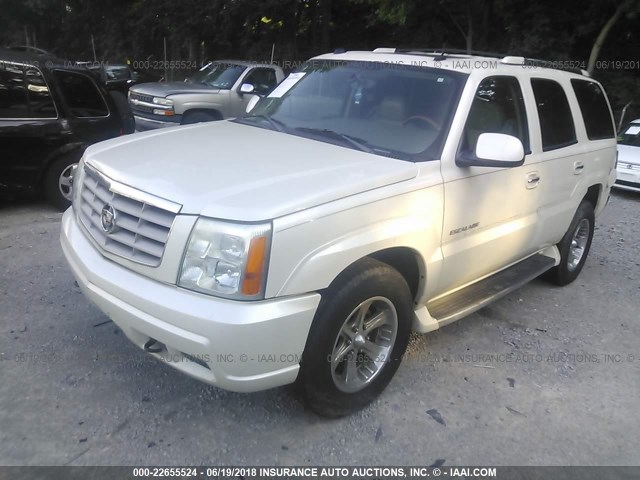 1GYEK63N74R118522 - 2004 CADILLAC ESCALADE LUXURY WHITE photo 2