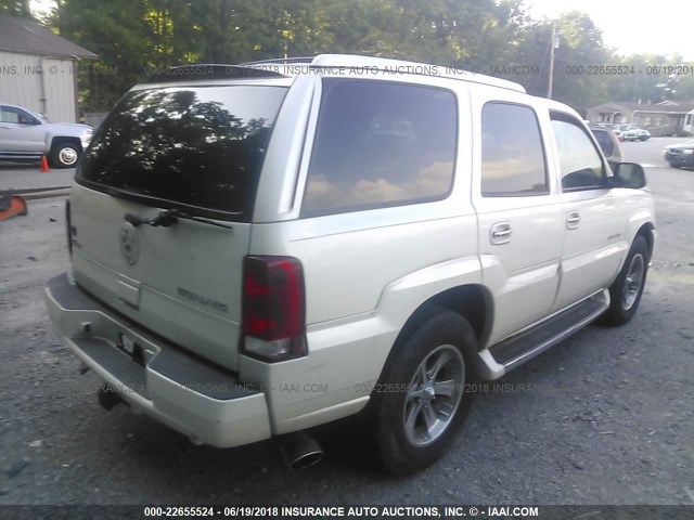 1GYEK63N74R118522 - 2004 CADILLAC ESCALADE LUXURY WHITE photo 4