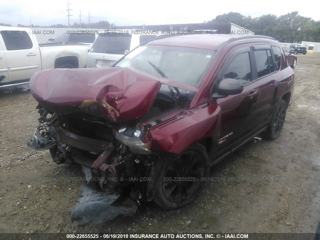 1C4NJCEB1CD715977 - 2012 JEEP COMPASS LATITUDE 红色 照片 2
