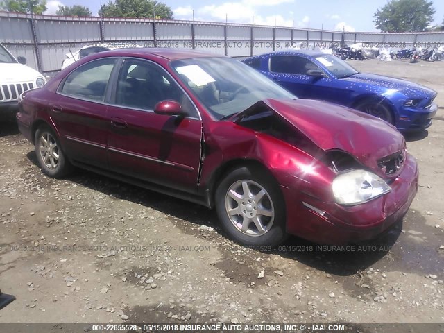 1MEFM50U82G610431 - 2002 MERCURY SABLE GS/GS PLUS MAROON photo 1