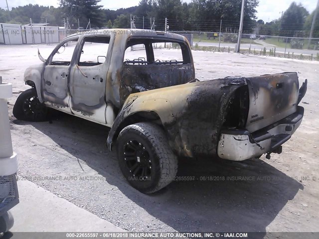 5TELU42N26Z189745 - 2006 TOYOTA TACOMA DOUBLE CAB თეთრი ფოტო 3