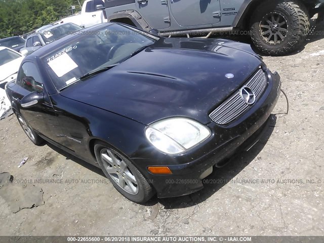 WDBKK49F33F294205 - 2003 MERCEDES-BENZ SLK 230 KOMPRESSOR BLACK photo 1