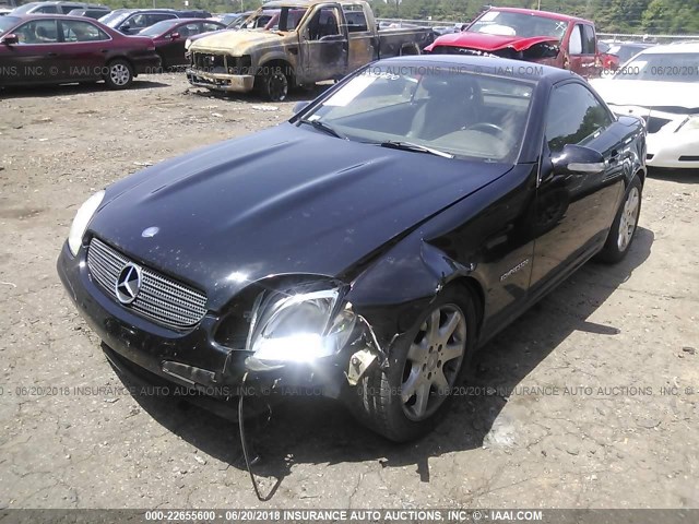 WDBKK49F33F294205 - 2003 MERCEDES-BENZ SLK 230 KOMPRESSOR BLACK photo 6