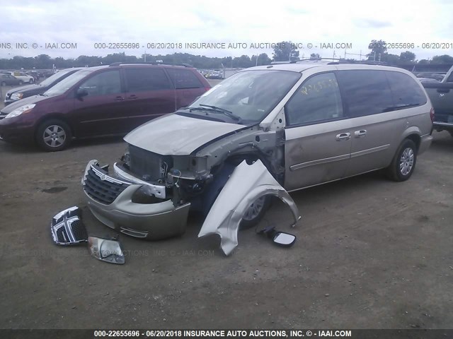 2A4GP44R06R753319 - 2006 CHRYSLER TOWN & COUNTRY LX GOLD photo 2