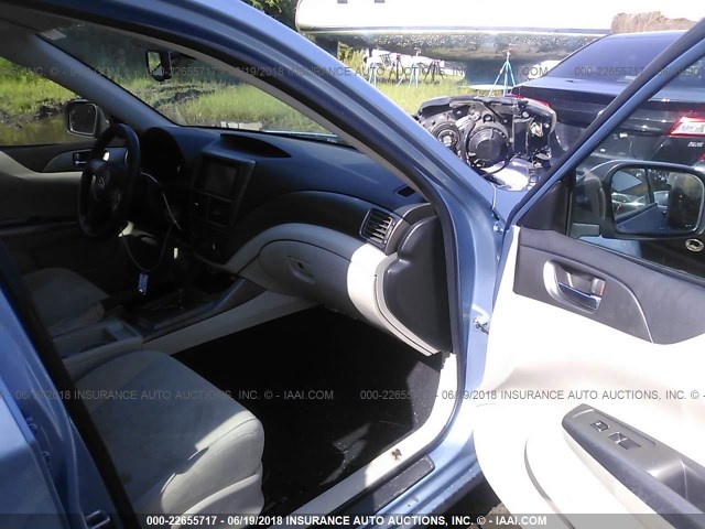 JF1GH6A62BH808695 - 2011 SUBARU IMPREZA 2.5I BLUE photo 5