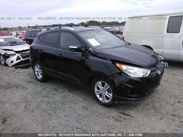 KM8JU3AC8DU651941 - 2013 HYUNDAI TUCSON GLS/LIMITED 黑色 照片 1