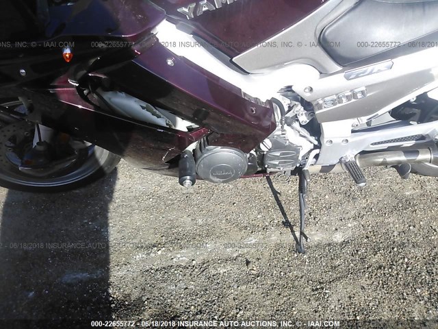 JYARP15E17A002434 - 2007 YAMAHA FJR1300 BURGUNDY photo 9