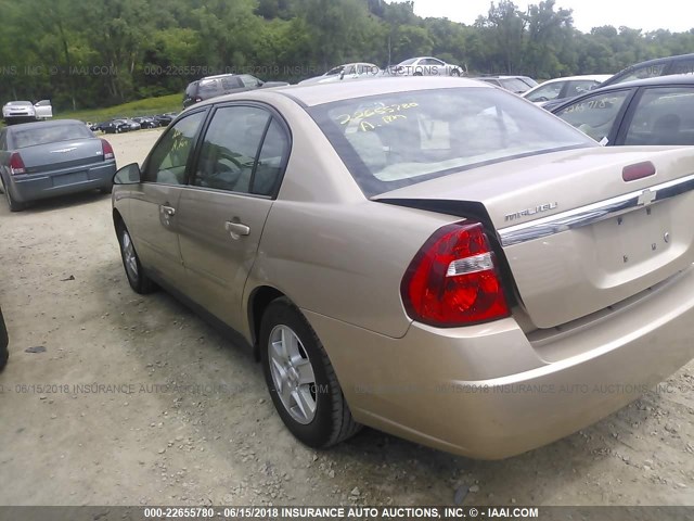 1G1ZT52854F111508 - 2004 CHEVROLET MALIBU LS TAN photo 3